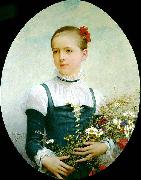 Lefebvre, Jules Joseph Portrait of Edna Barger of Connecticut oil painting reproduction